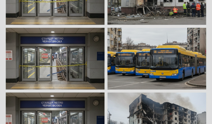 Станция метро Черниговская заблокирована боем