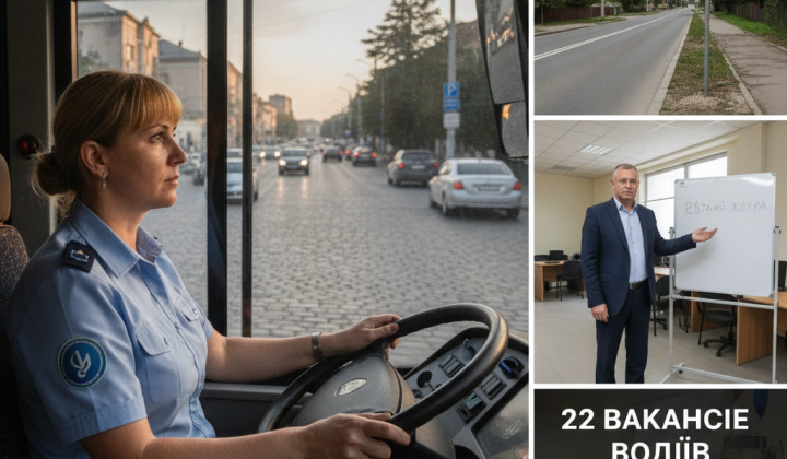 Перша жінка-водійка автобуса в Ужгороді
