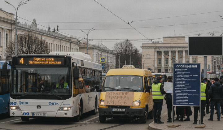 Резервна схема транспорту у Вінниці
