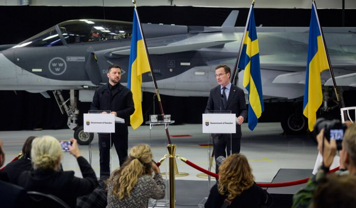 Зеленський розмовляє з Крістерссоном про Gripen