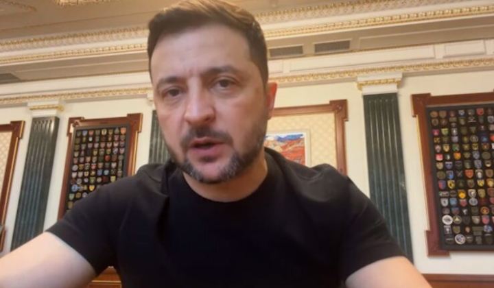 Зображення Зеленського на тлі виборчої кампанії