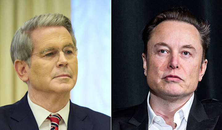 Драка Маска и Бессента после спора