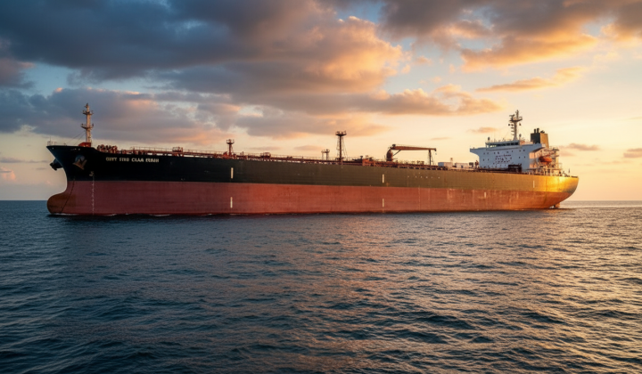 Эсминец блокирует танкер Seahorse