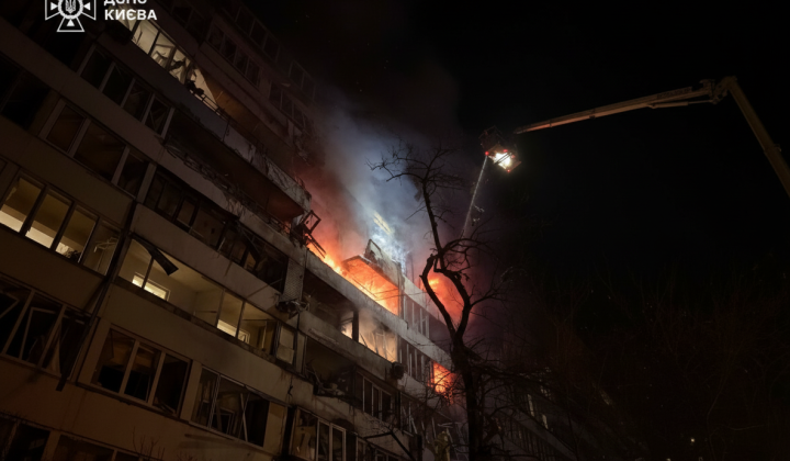 Удар по Києву, постраждалі в будинках