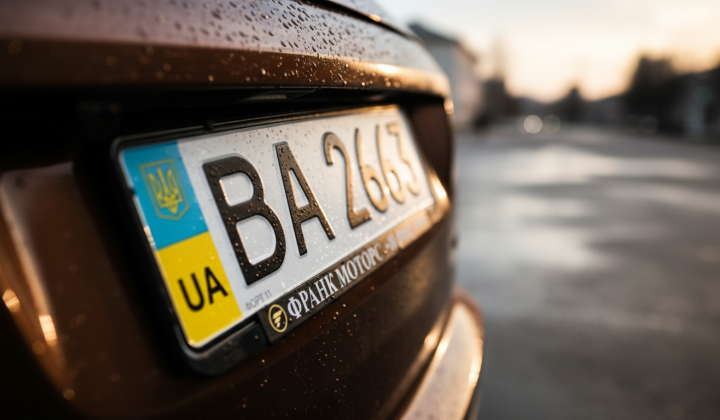 Старі номерні знаки на авто