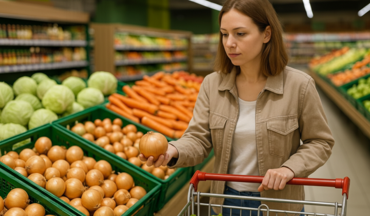 Onion price decreased by 68%