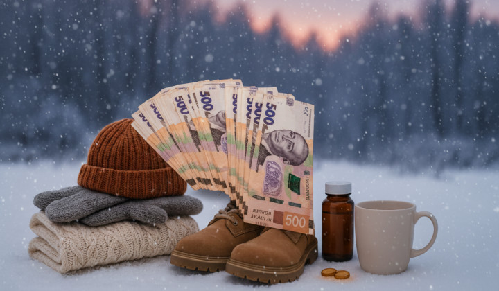 Winter assistance payments in Ukraine