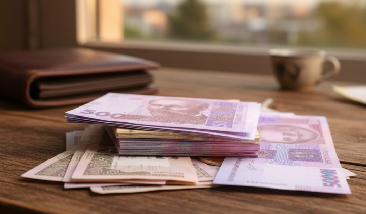Старые банкноты 50 и 200 гривен