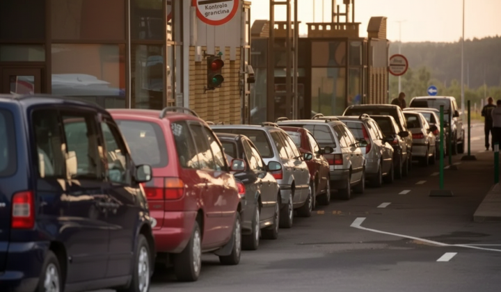 New Year Queues at the Border