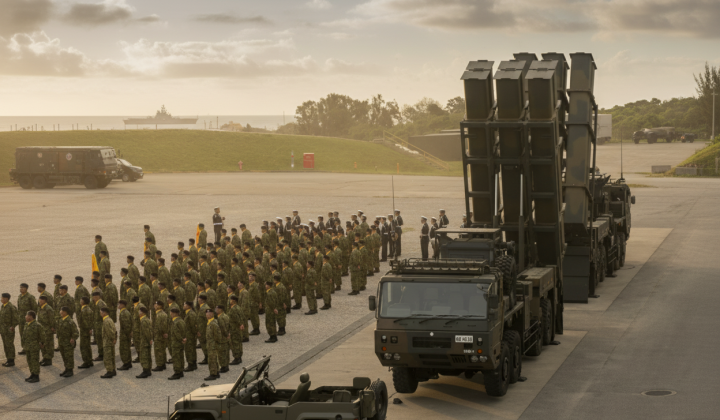 Japan has approved a record defense budget