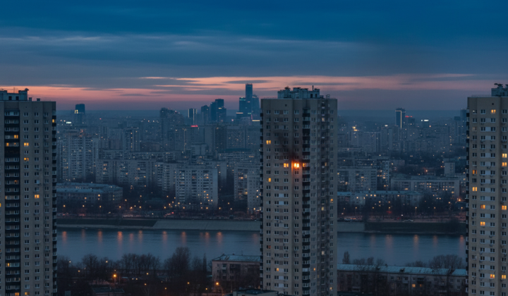 Пожежа в житлових будинках Києва