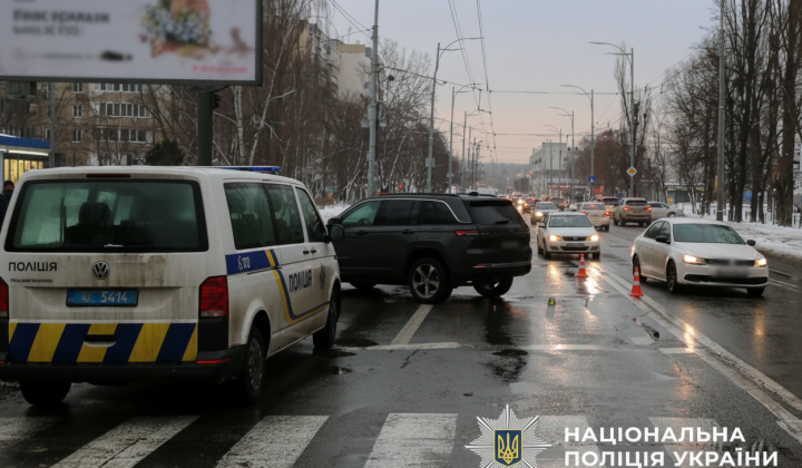 Задержание водителя Jeep в Киеве