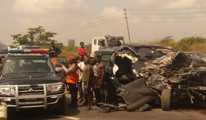 Anthony Joshua in an accident in Nigeria
