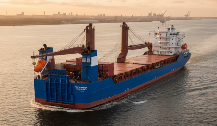 A Russian ship sank near Spain