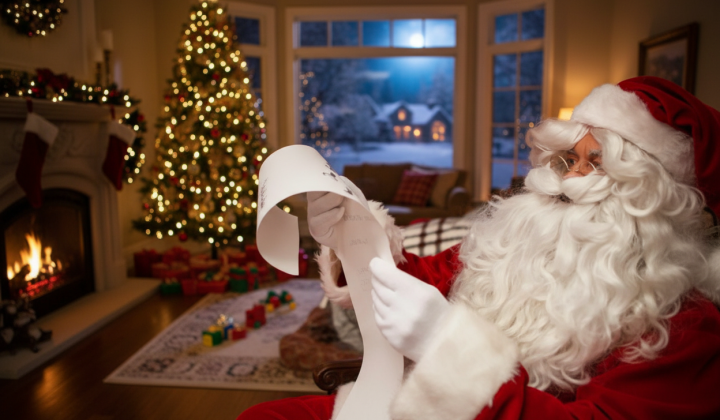 Children Write Letters to Santa Claus