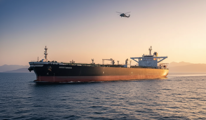 Tanker Bella 1 under the Russian flag