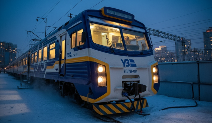 Новий електропоїзд Укрзалізниці