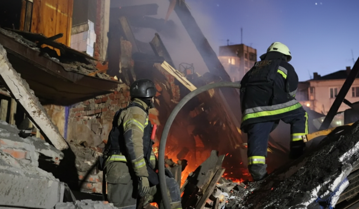 Руйнування в Харкові після удару