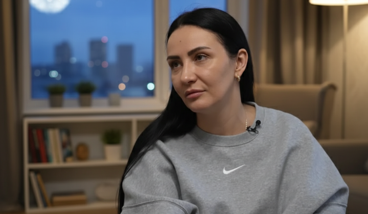 Жінка з Донеччини обіймає дітей