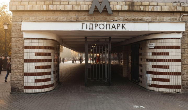 Метро Гідропарк на Водохреще