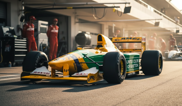 Schumacher's car Benetton B192
