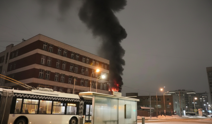Пожежа на заводі у Москві