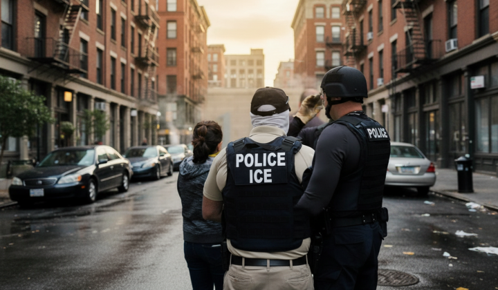 Protest after ICE shooting