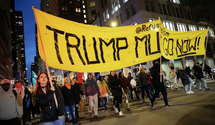 Protests in the US after the murder of a woman