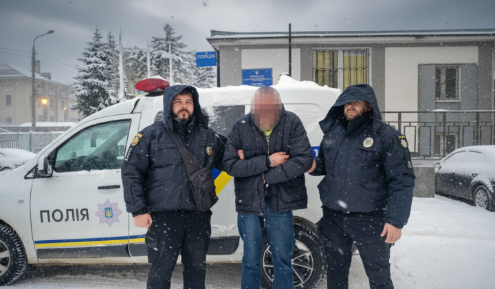 Detention of the suspect in Boryslav