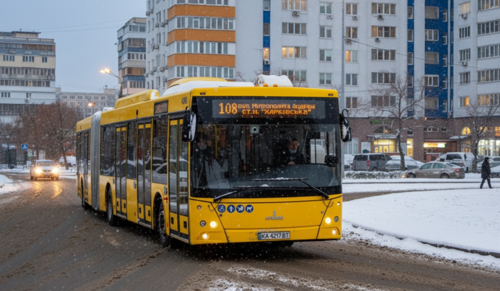 Електротранспорт не курсує в Києві