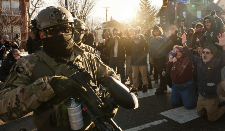 Protests in the USA after the shooting
