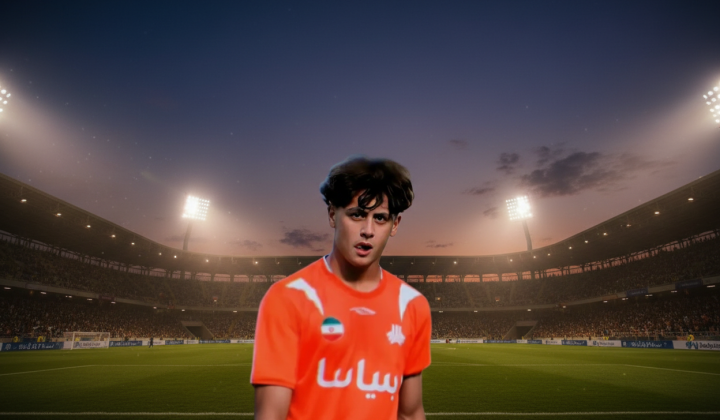 Shot athlete Rebin Moradi