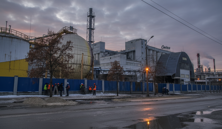 Атака на油заводы в Украине