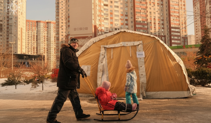 Роботники відновлюють опалення в Києві