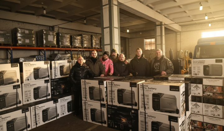 60 потужних акумуляторів EcoFlow для Київської області