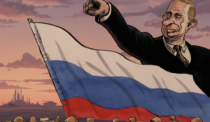 Путін і карта України