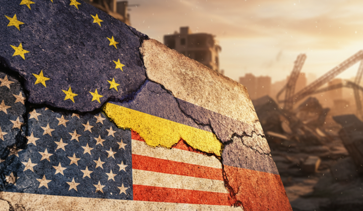 Geopolitical conflict between USA and Europe