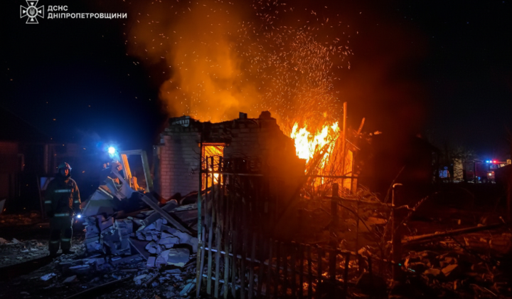Russian attack on Ukraine with missiles and drones