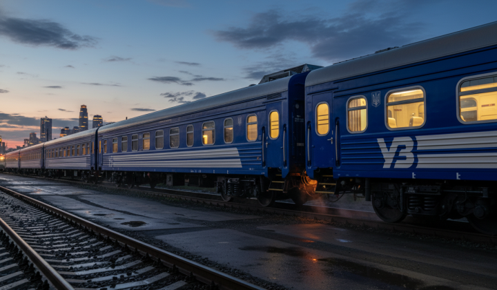 Логотип Укрзалізниці та значок рейтингу