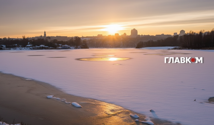 Weather forecast map of Ukraine