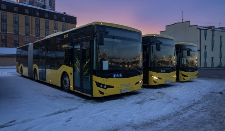 Нові автобуси Isuzu для Києва
