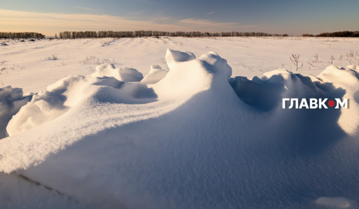 Snow cover as protection from frost
