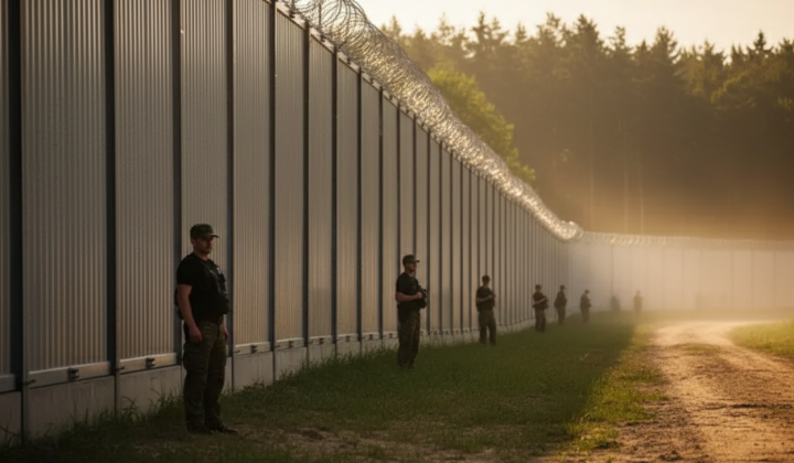 Drones on the border between Poland and Belarus