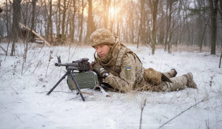 Fighting on the front line in Ukraine