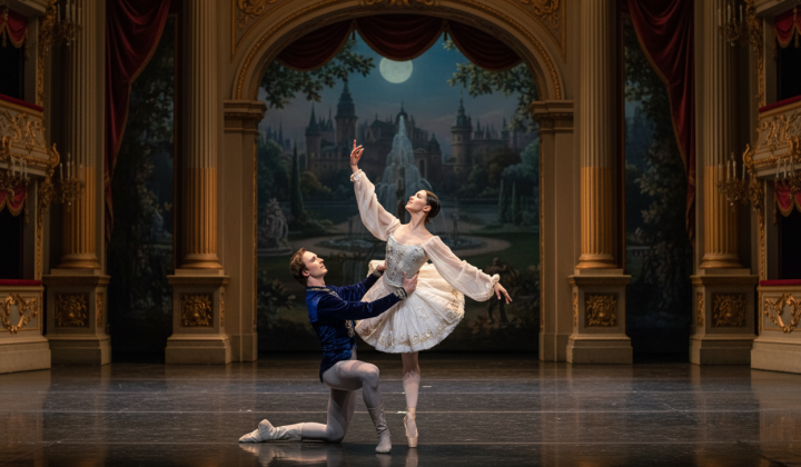 Ukrainian ballerina in Swan Lake