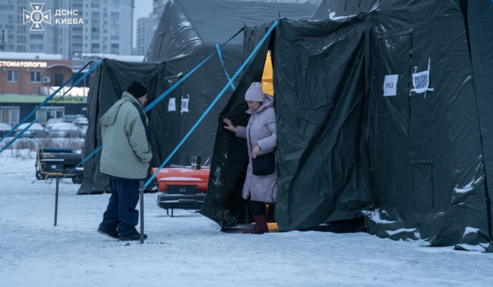 Восстановление отопления для 1600 домов в Киеве
