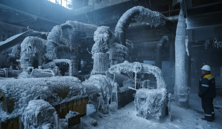 Consequences of attacks on thermal power plants: energy workers amidst ruins