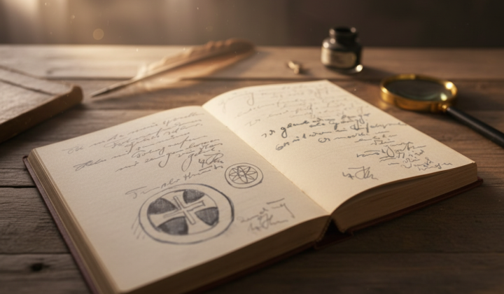 Photo of Hitler's new diary