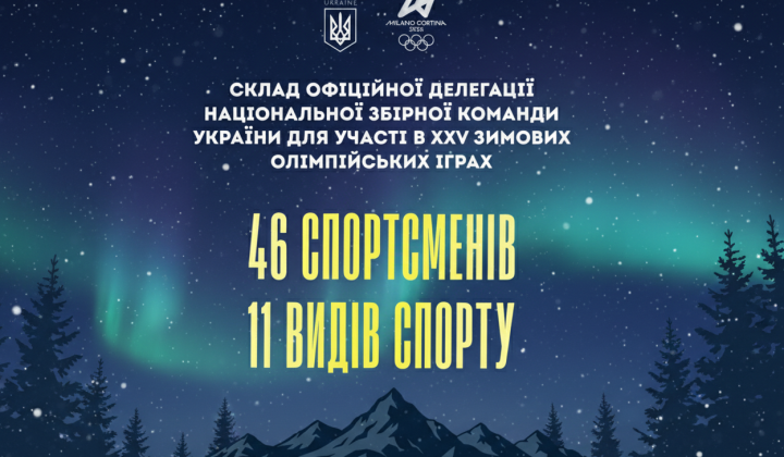Состав олимпийской сборной Украины на Игры 2026