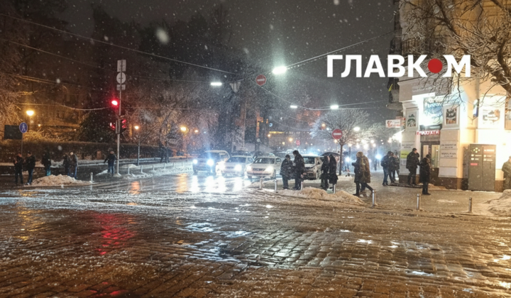 Ожеледь на деревах в Україні